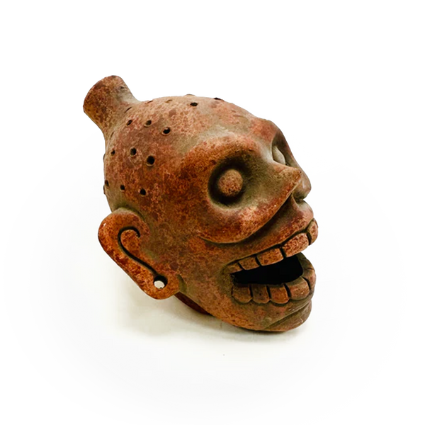 Clay Death Whistle - Skull 2