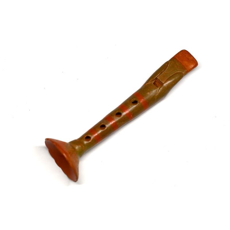 Clay Flute - Tezcatlipoca - 11