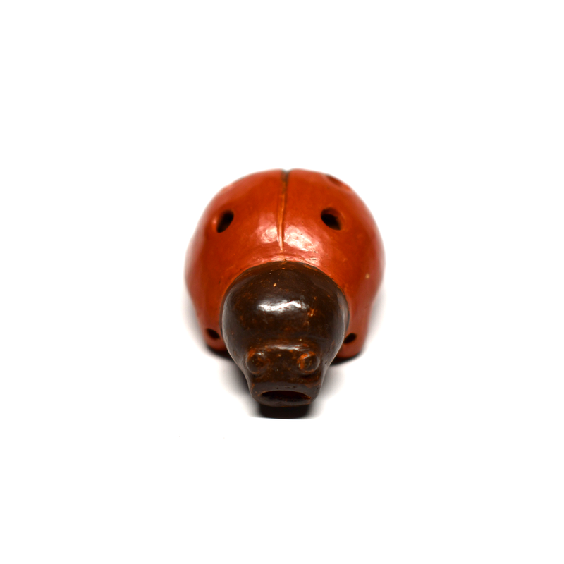 Clay Flute - Lady Bug - Small