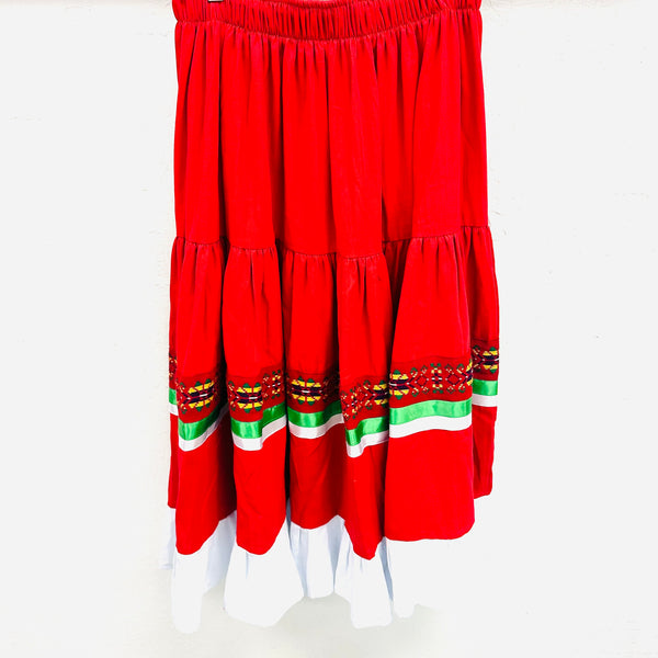 Skirt - Red/Red