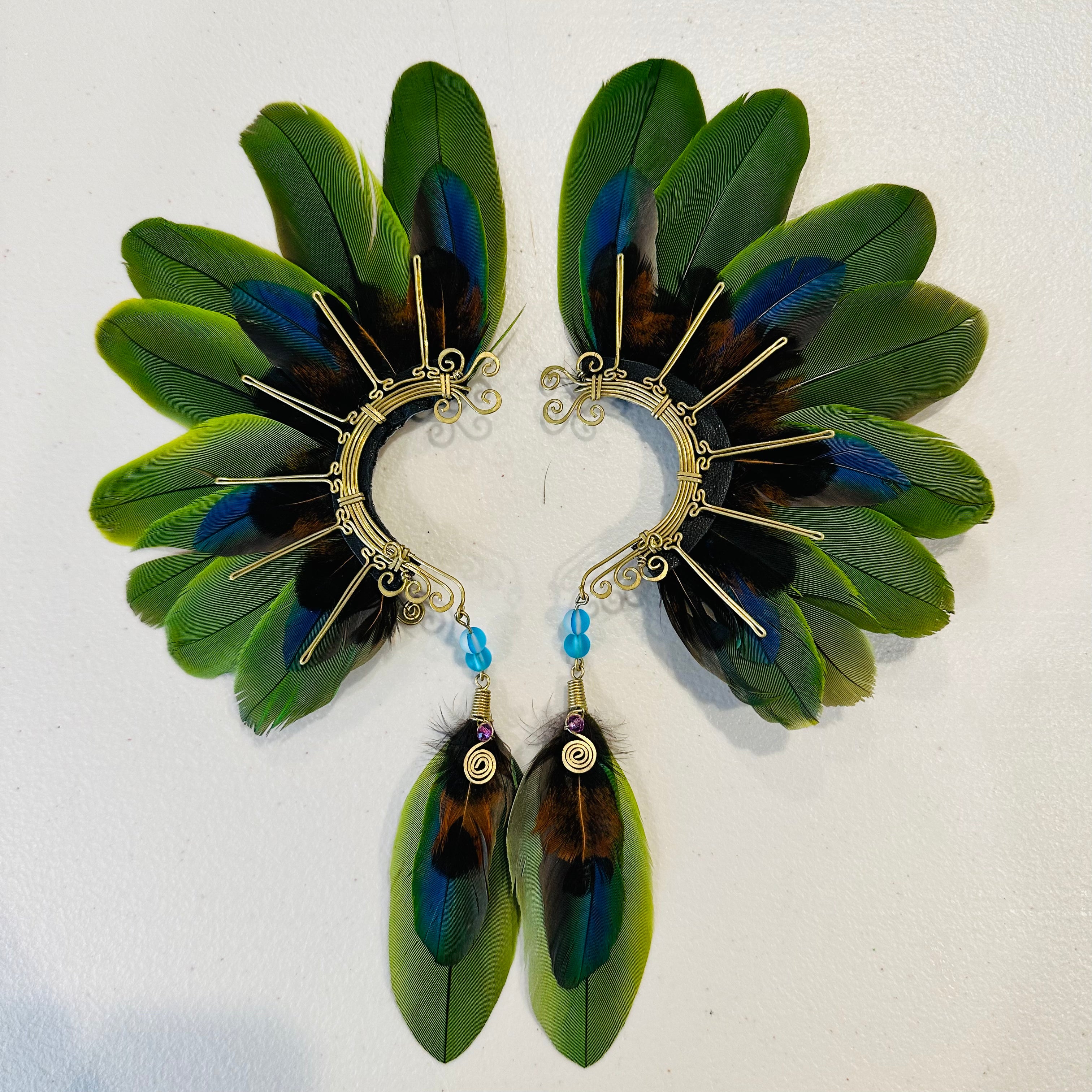 Feather wing cuff Earrings 904