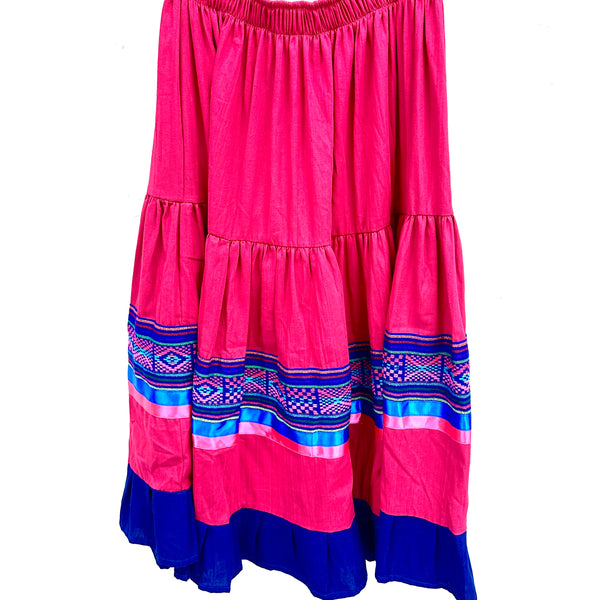 Skirt - Pink/Navy