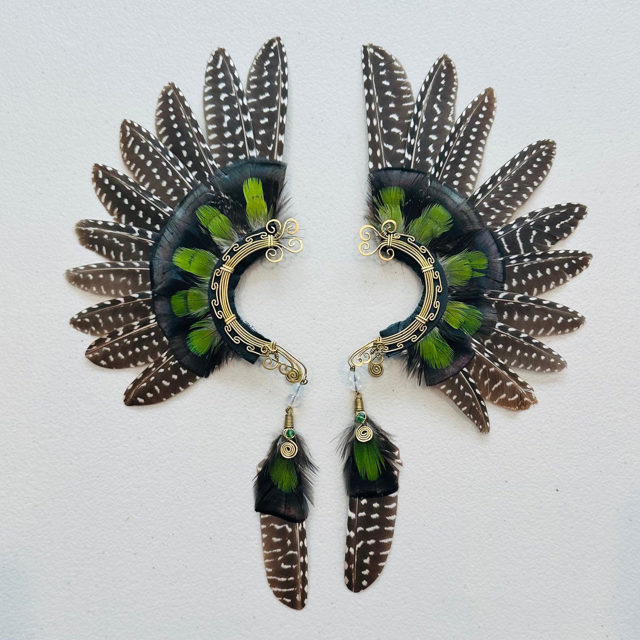 Feather wing cuff Earrings 949
