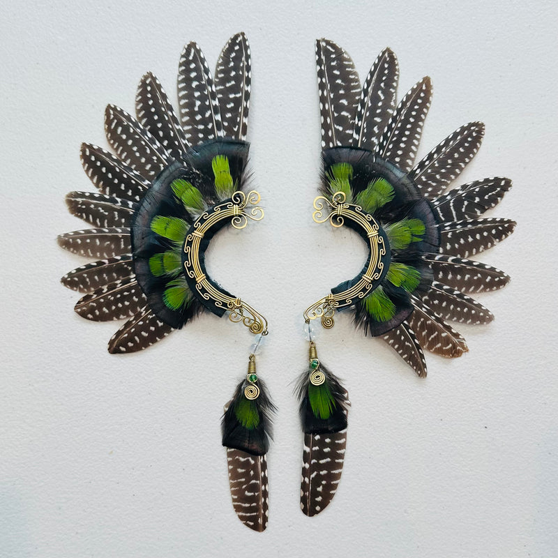 Feather wing cuff Earrings 949