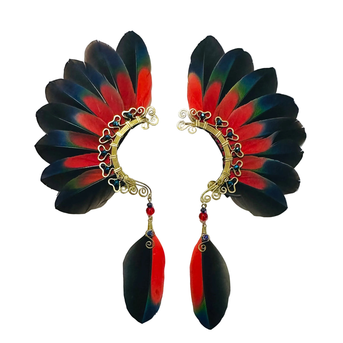 Feather wing cuff Earrings 1285
