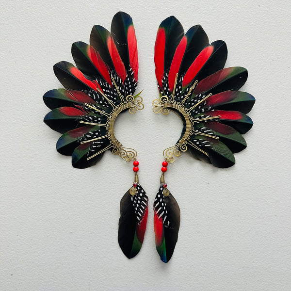 Feather wing cuff Earrings 971