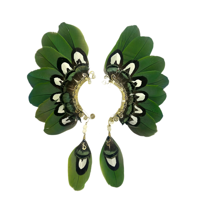 Feather wing cuff Earrings 1081