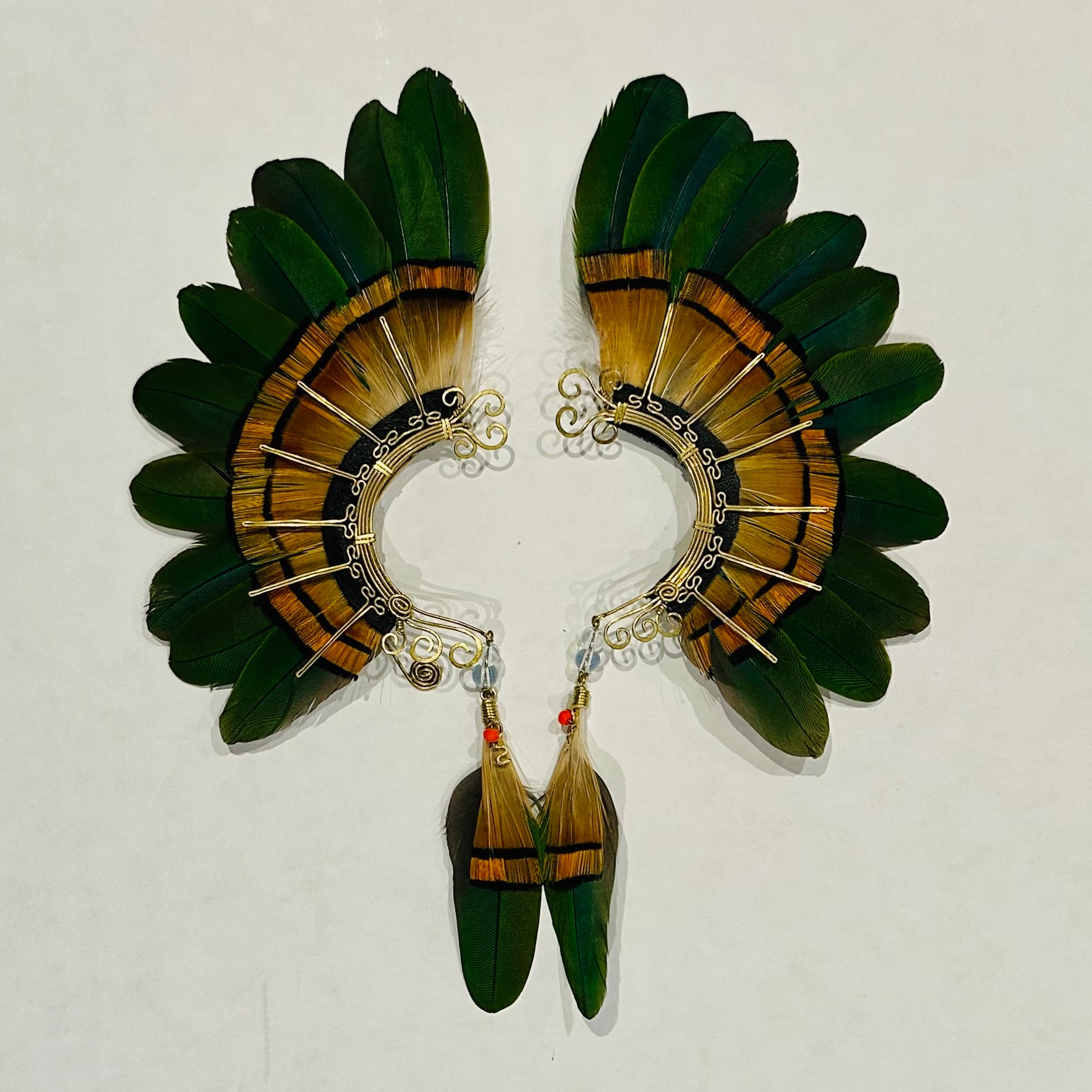 Feather wing cuff Earrings 1035