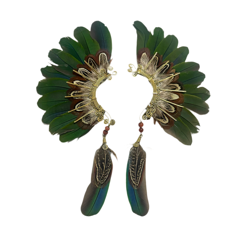 Feather wing cuff Earrings 1086