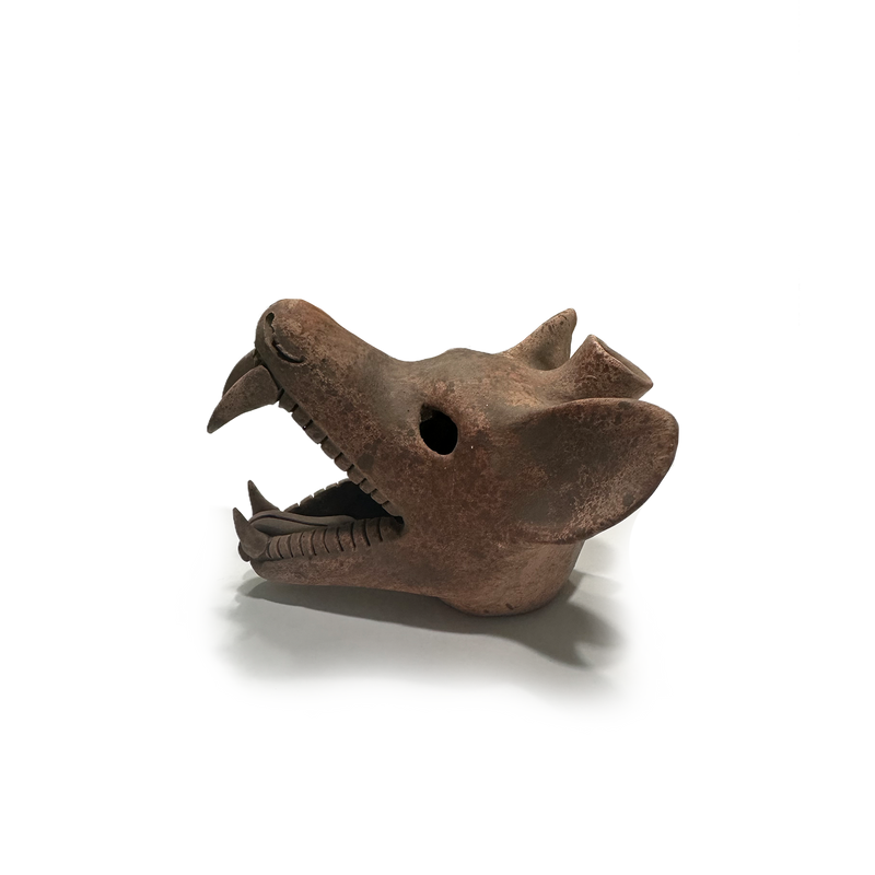 Clay Death Whistle - Coyote