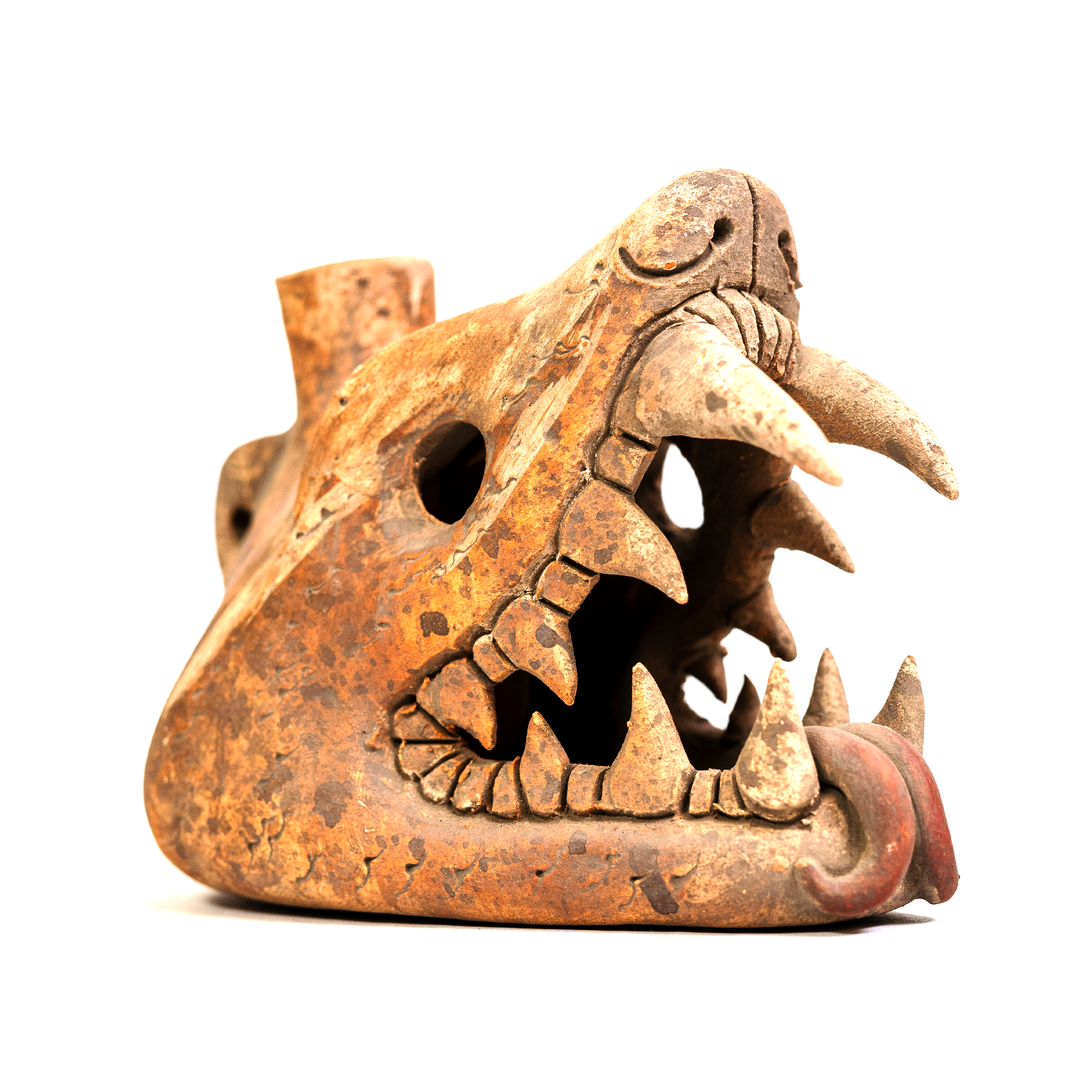 Clay Death Whistle - Snake