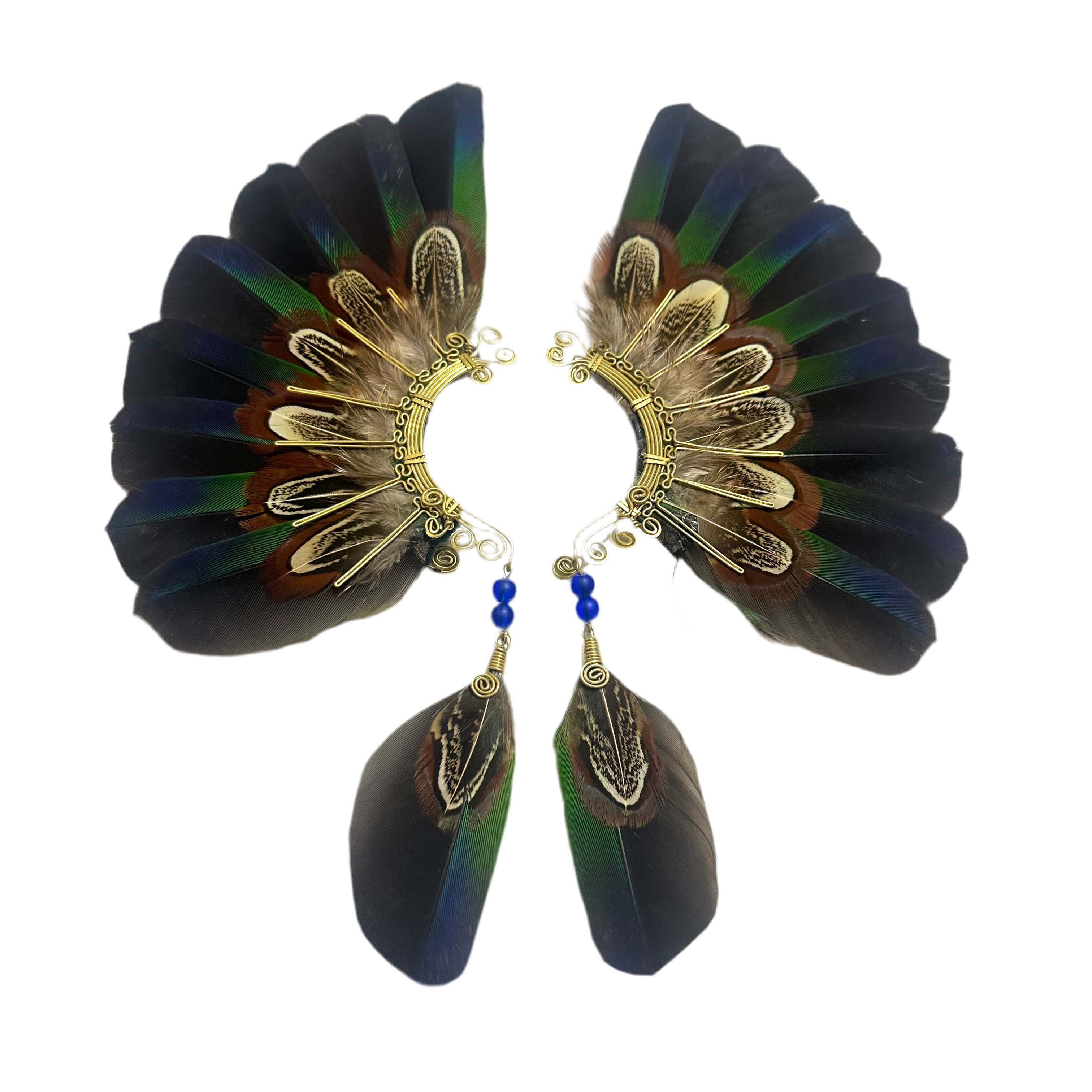 Feather wing cuff Earrings 1090