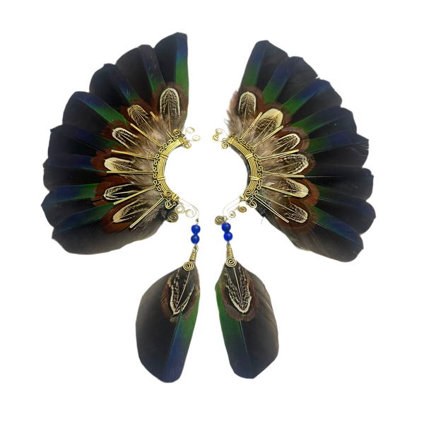 Feather wing cuff Earrings 1090