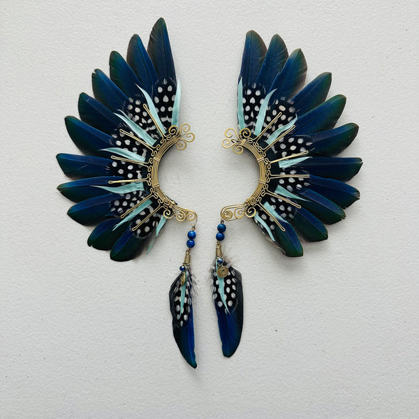 Feather wing cuff Earrings 961