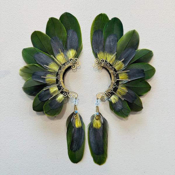 Feather wing cuff Earrings 980