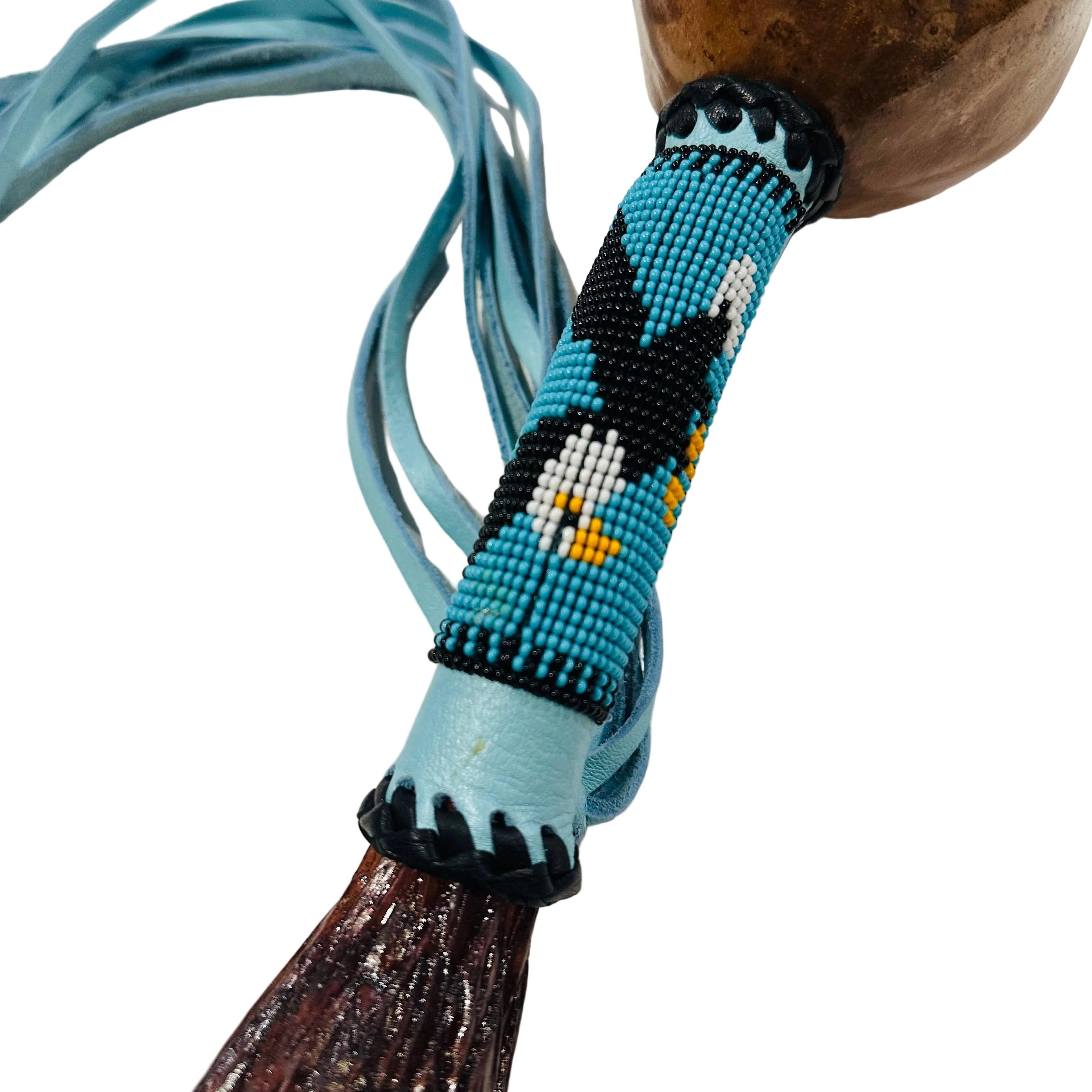 Dance - Gourd Sonaja (Rattle) - Beaded 17