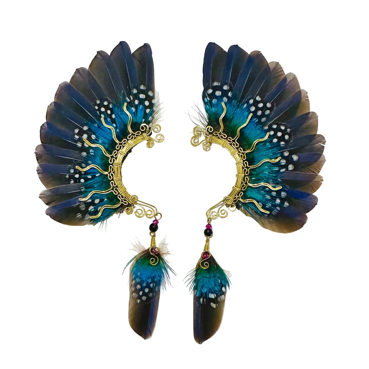 Feather wing cuff Earrings 1294