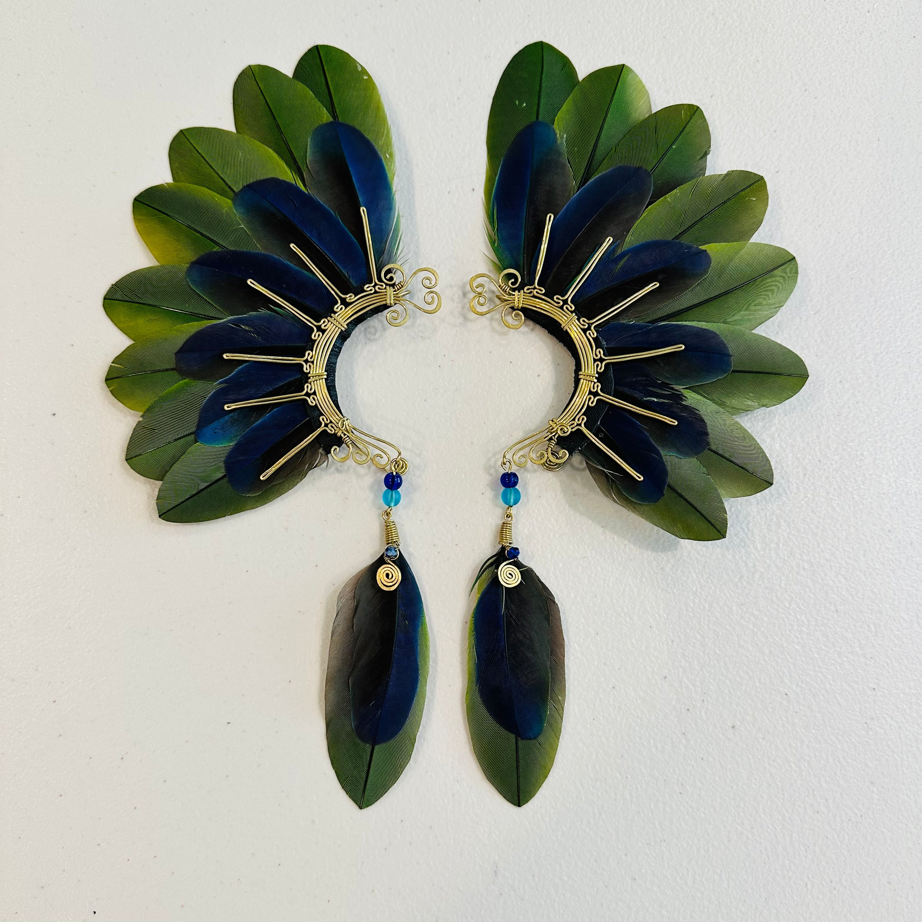 Feather wing cuff Earrings 928