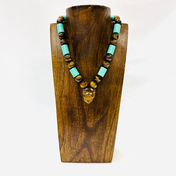 Necklace - Tigers Eye Jaguar Pendant