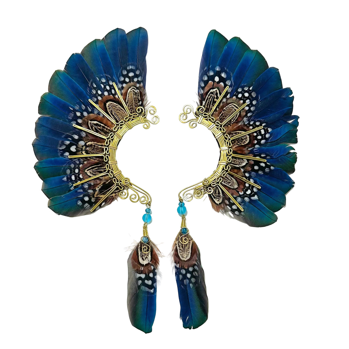 Feather wing cuff Earrings 1284