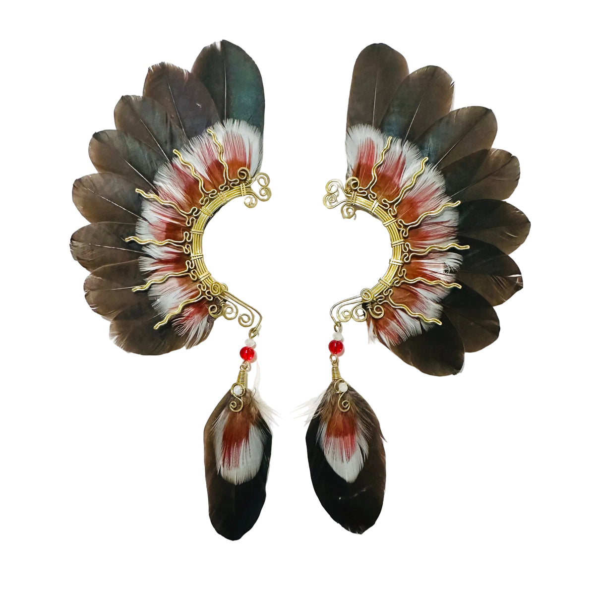 Feather wing cuff Earrings 1303