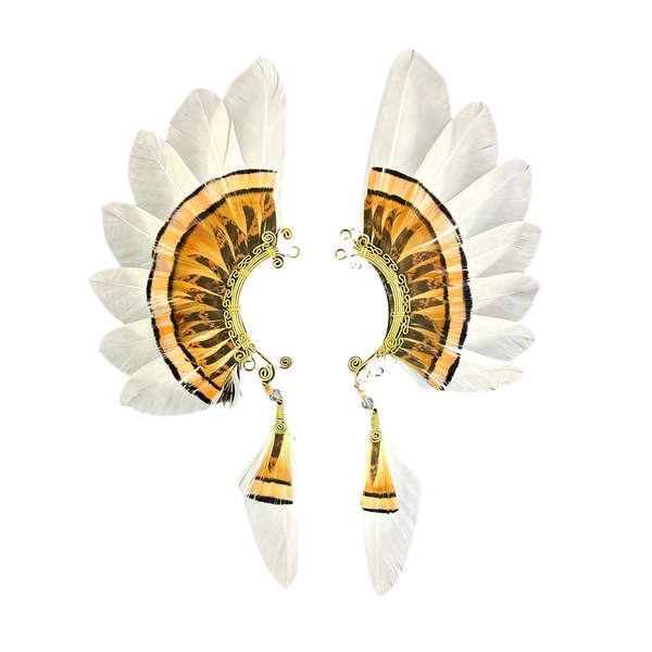 Feather wing cuff Earrings 1107