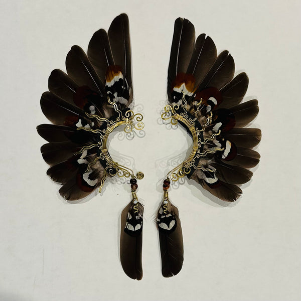 Feather wing cuff Earrings 1024