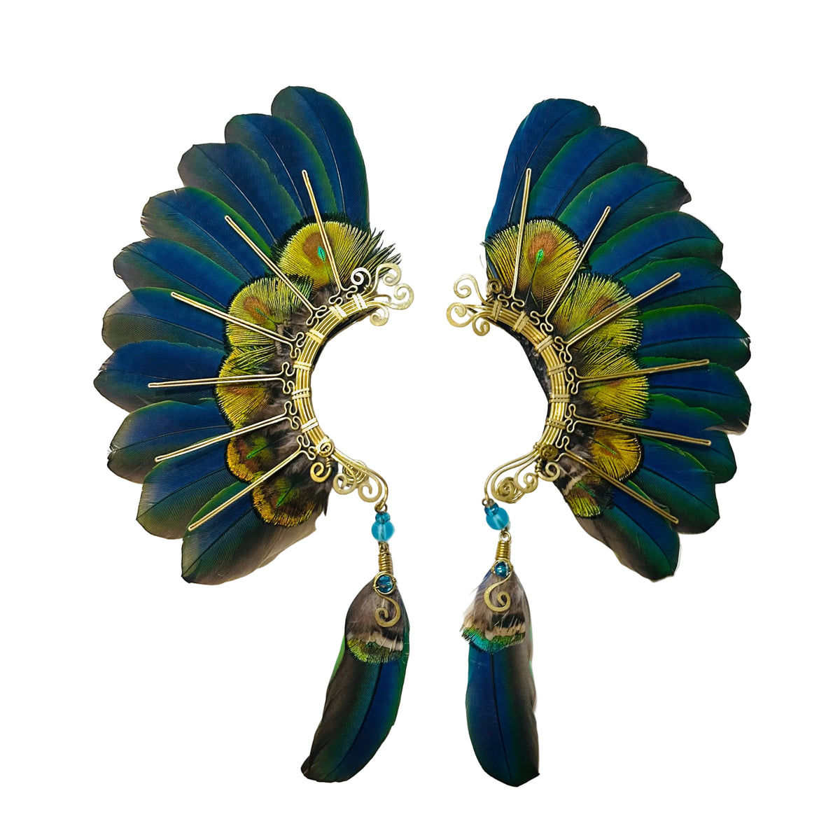 Feather wing cuff Earrings 1316