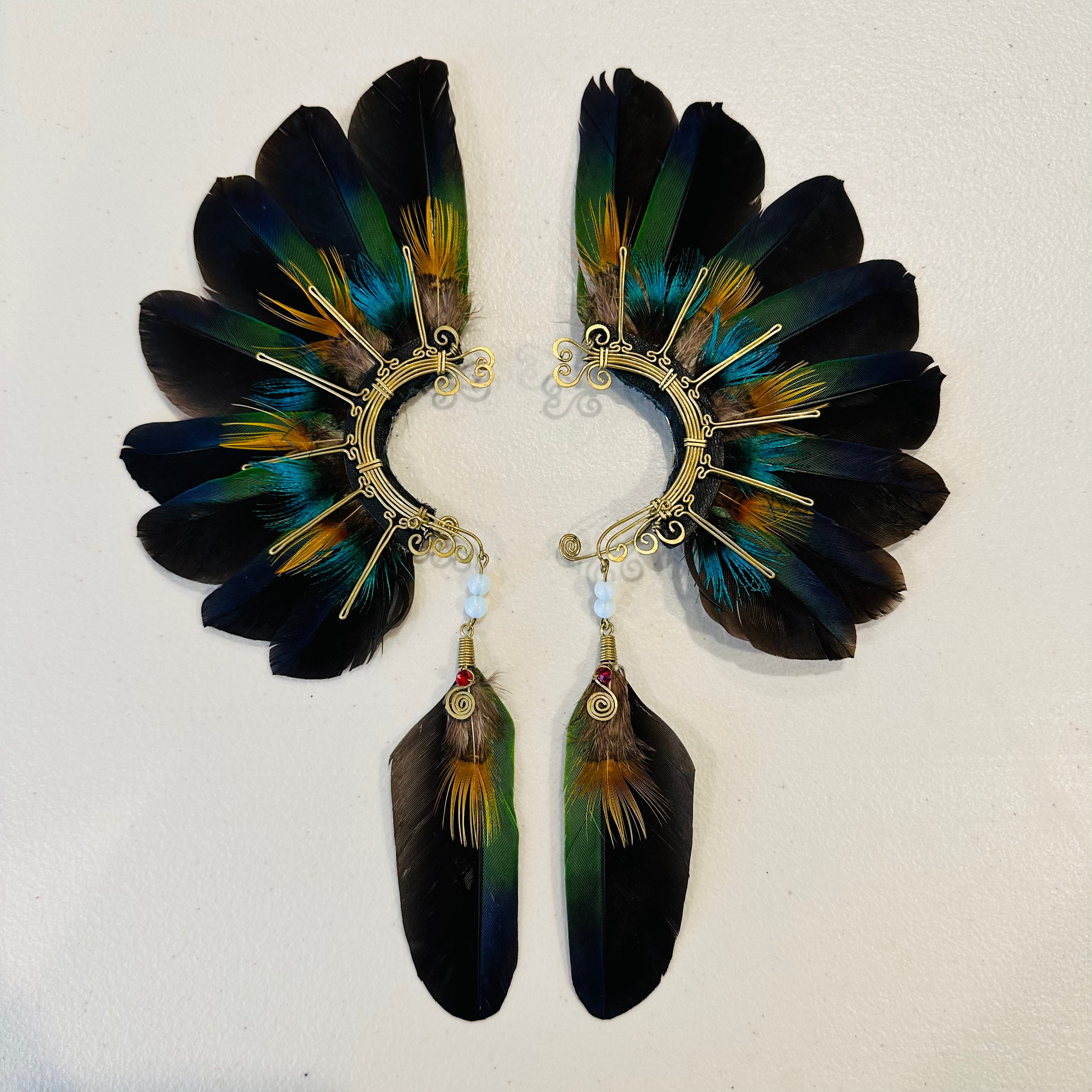 Feather wing cuff Earrings 901