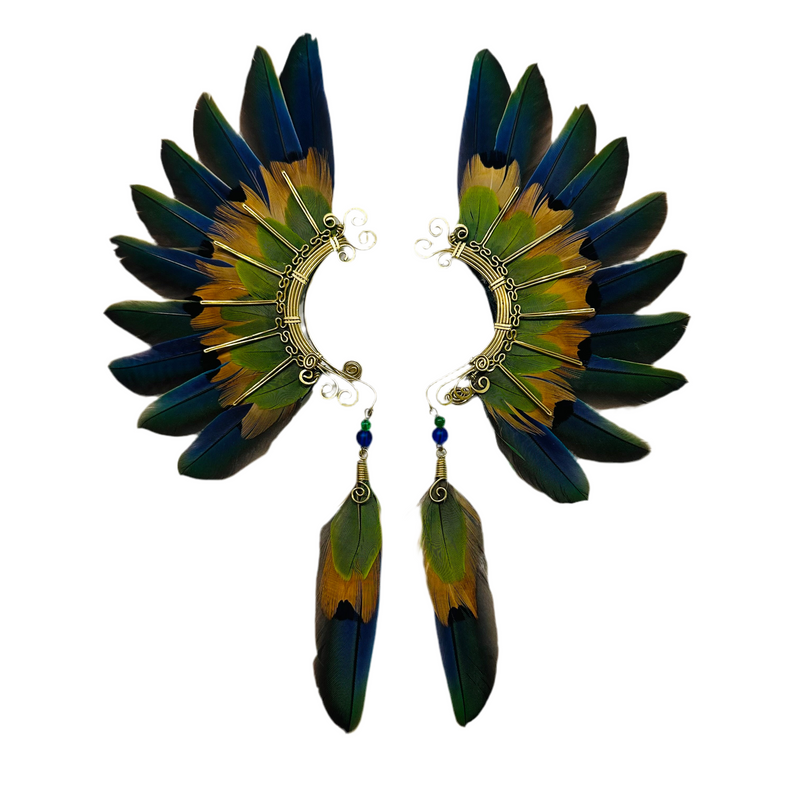 Feather wing cuff Earrings 1124