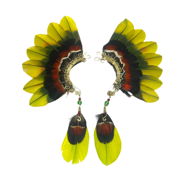 Feather wing cuff Earrings 1091