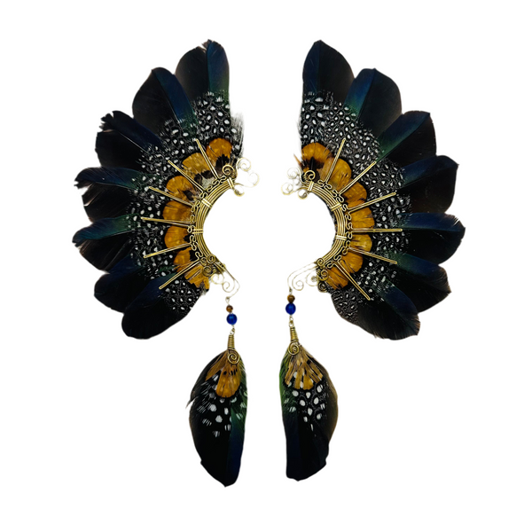 Feather wing cuff Earrings 1120