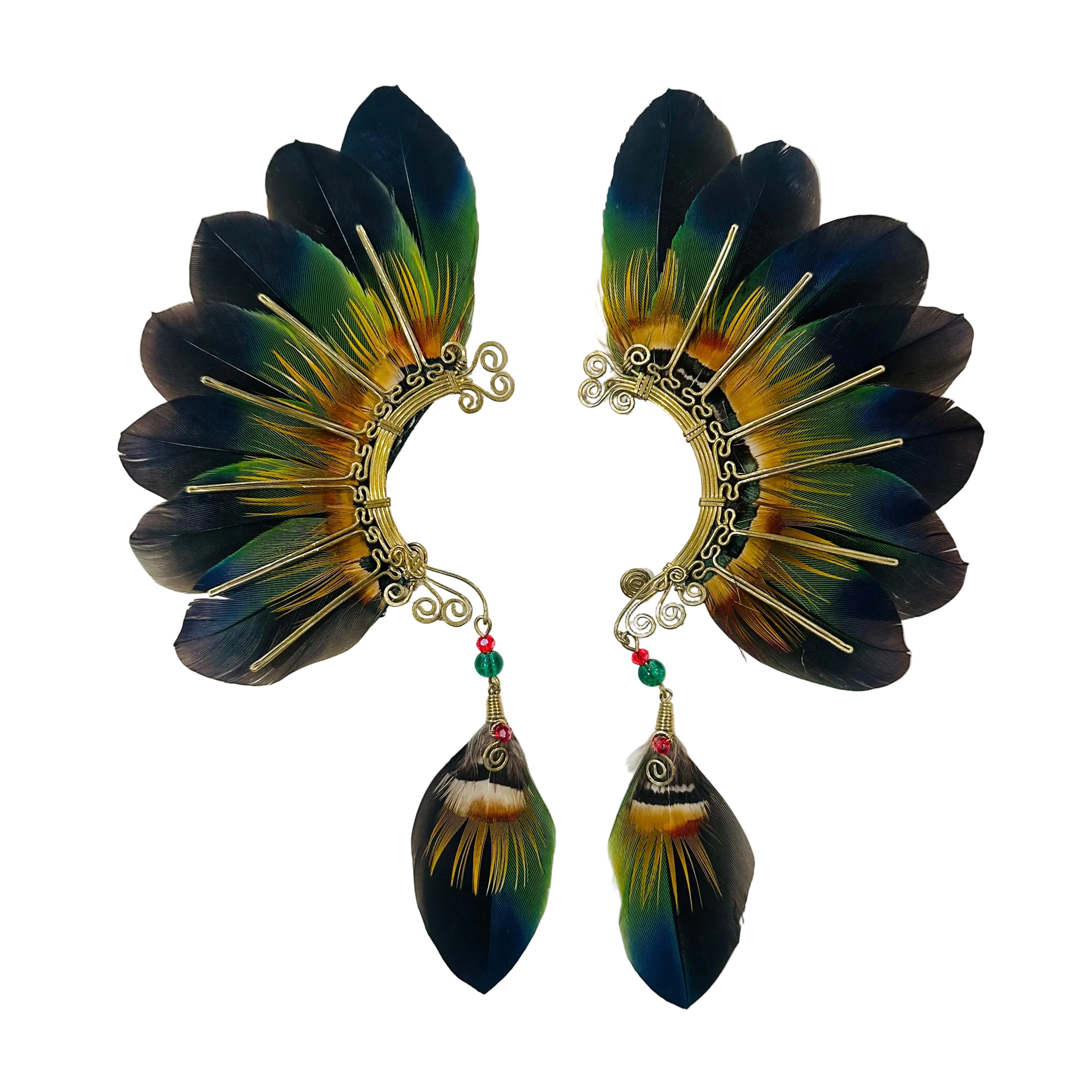 Feather wing cuff Earrings 1218