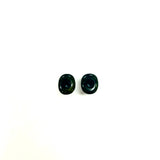 Earrings Jade plugs 9 mm
