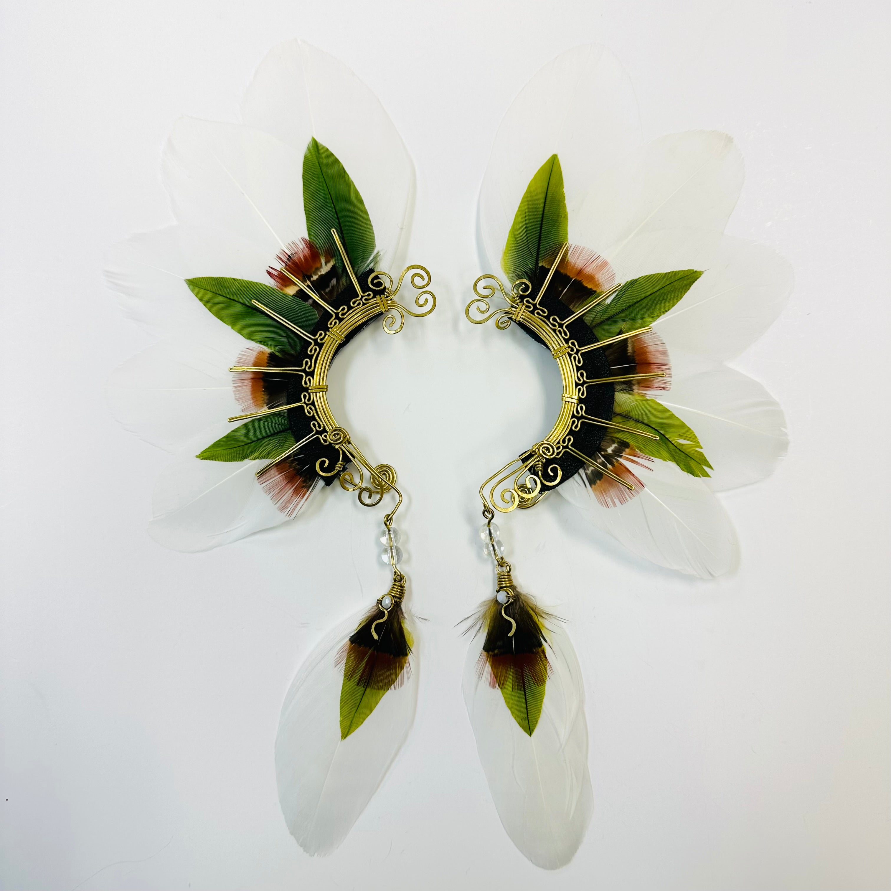 Feather wing cuff Earrings 1075