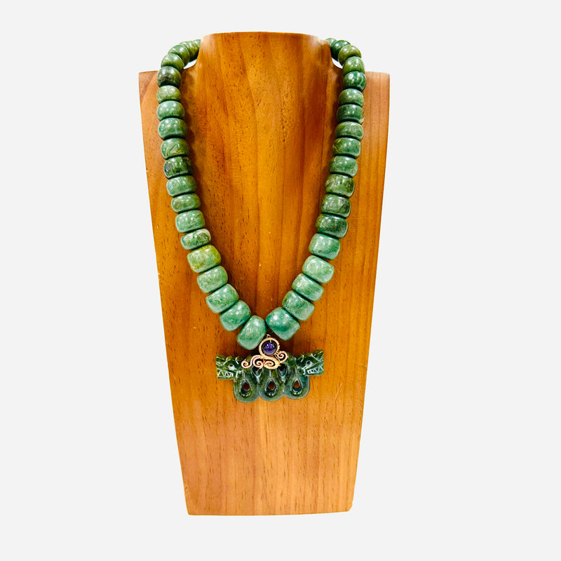 Necklace - Guatamala Jade Quetzalcoatl 62