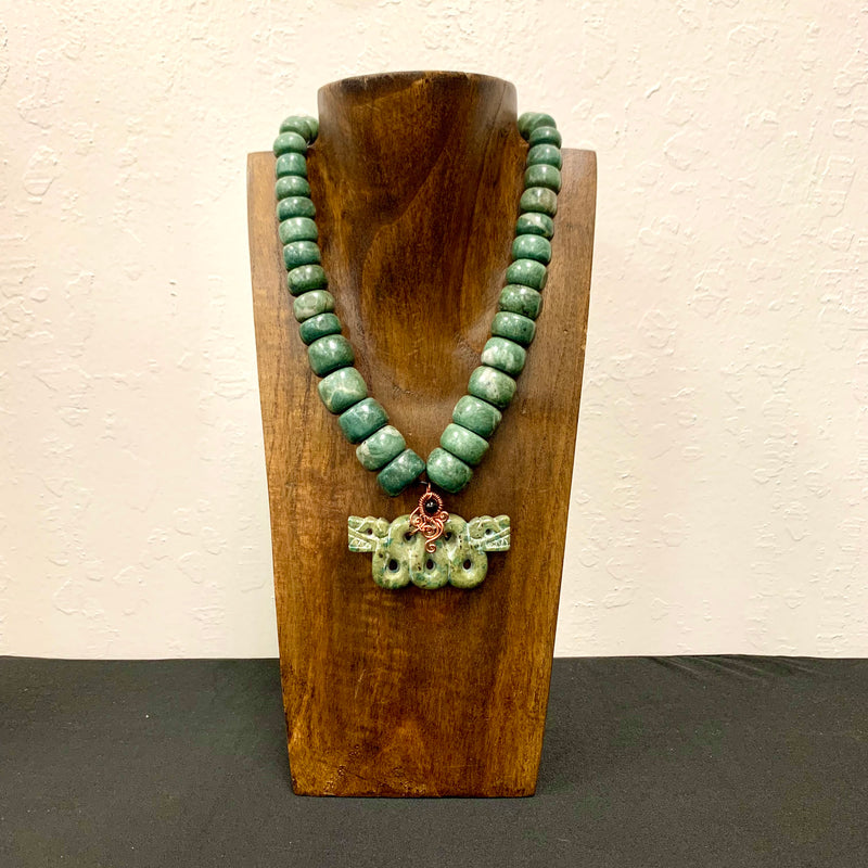 Necklace - Guatamala Jade Quetzalcoatl 51