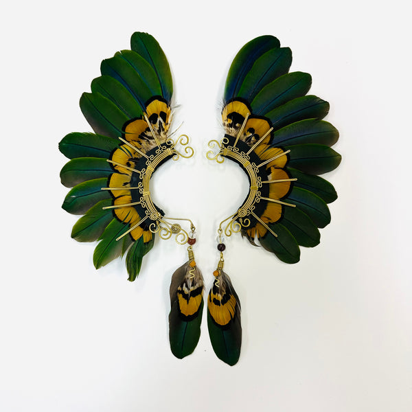 Feather wing cuff Earrings 1048