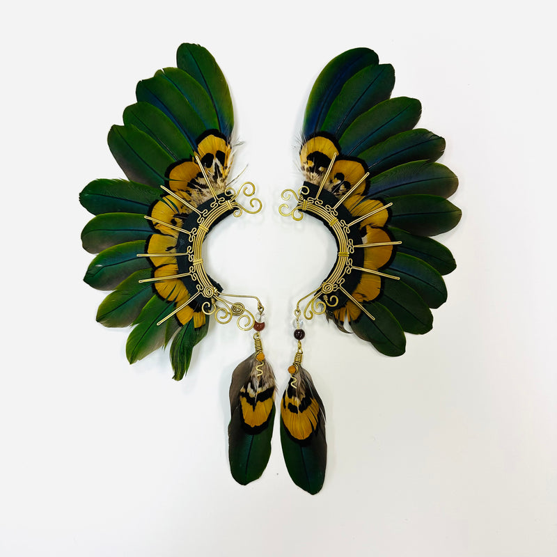 Feather wing cuff Earrings 1048