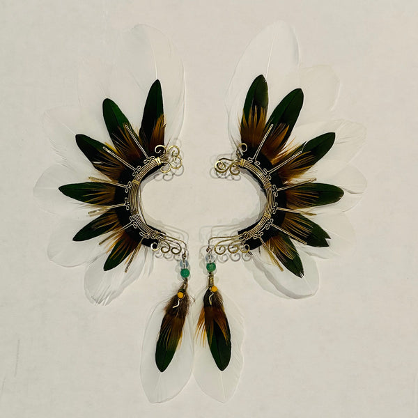Feather wing cuff Earrings 1027