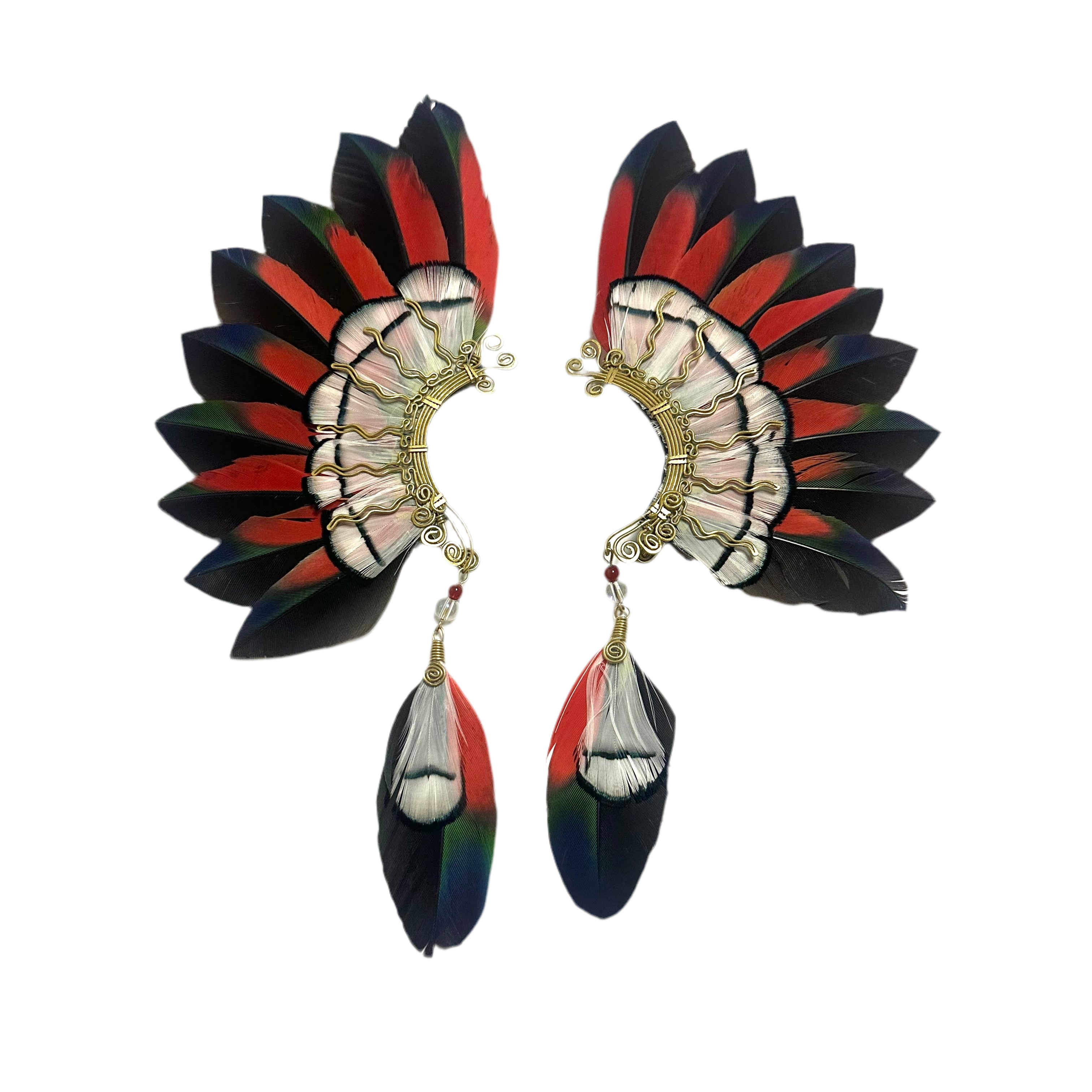 Feather wing cuff Earrings 1085