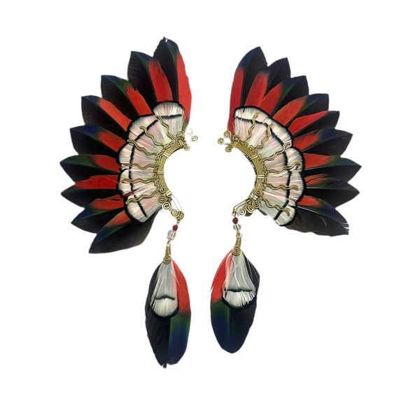 Feather wing cuff Earrings 1085