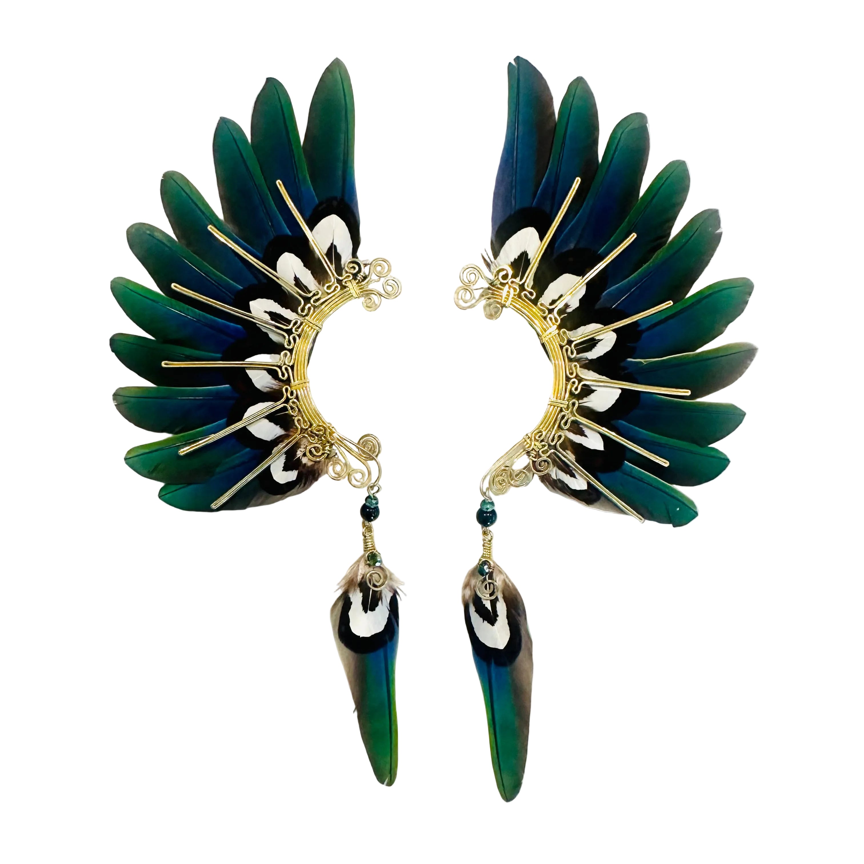Feather wing cuff Earrings 1241