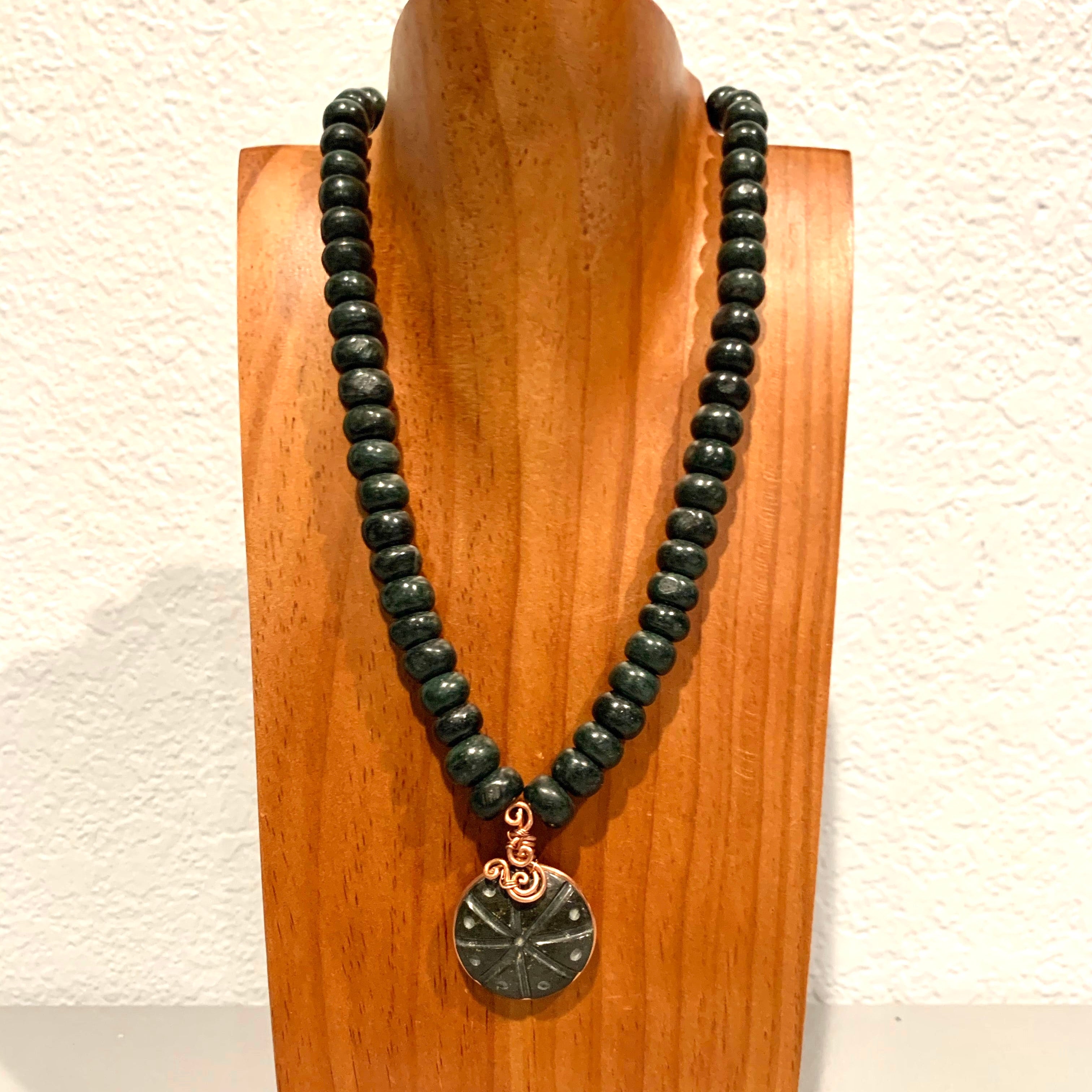 Necklace - Guatamala Jade Peyote 14