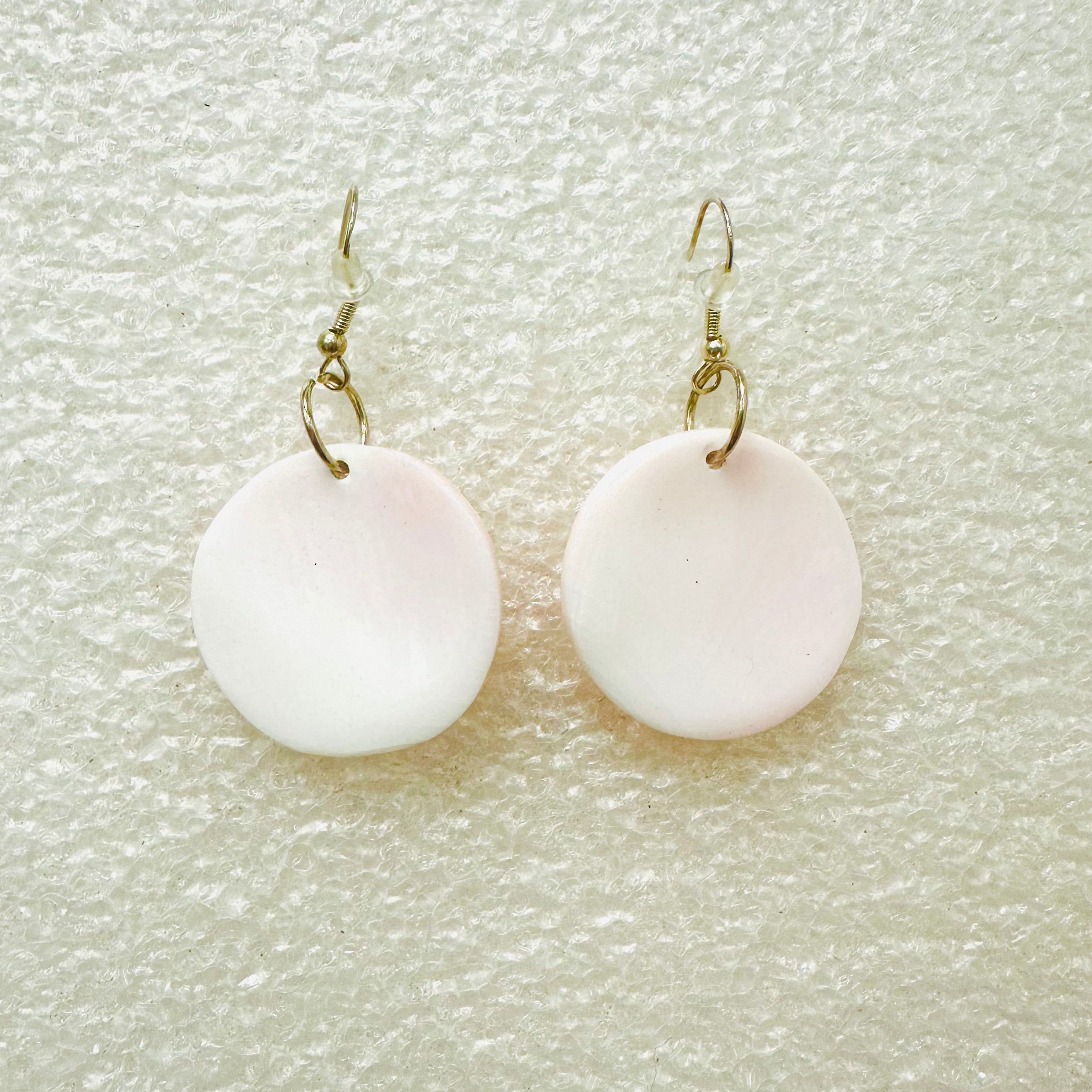 Shell Earrings - Caracol | Conch - 3 cm - Circle