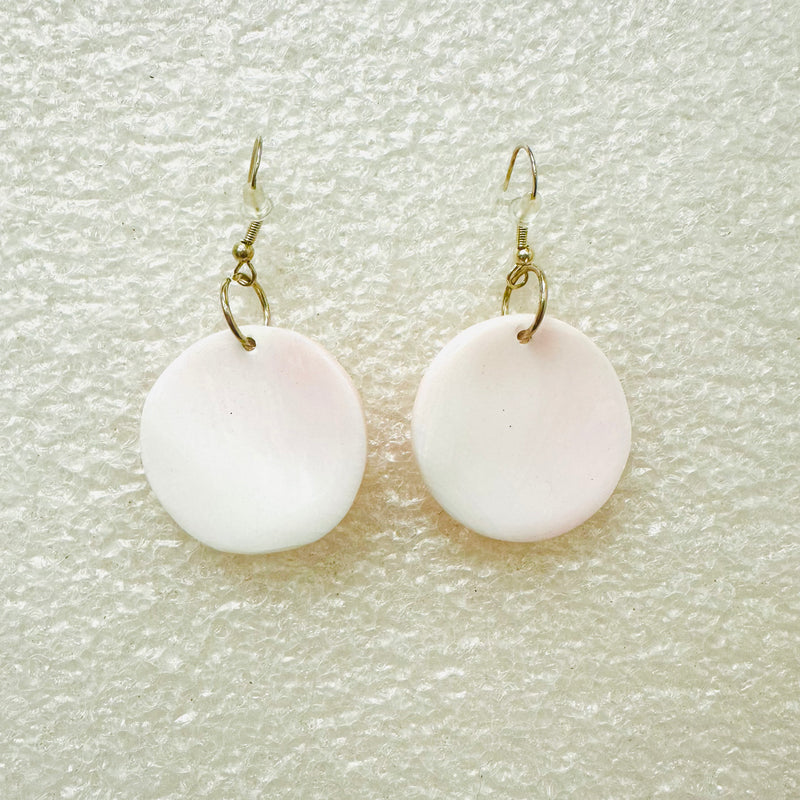 Shell Earrings - Caracol | Conch - 3 cm - Circle