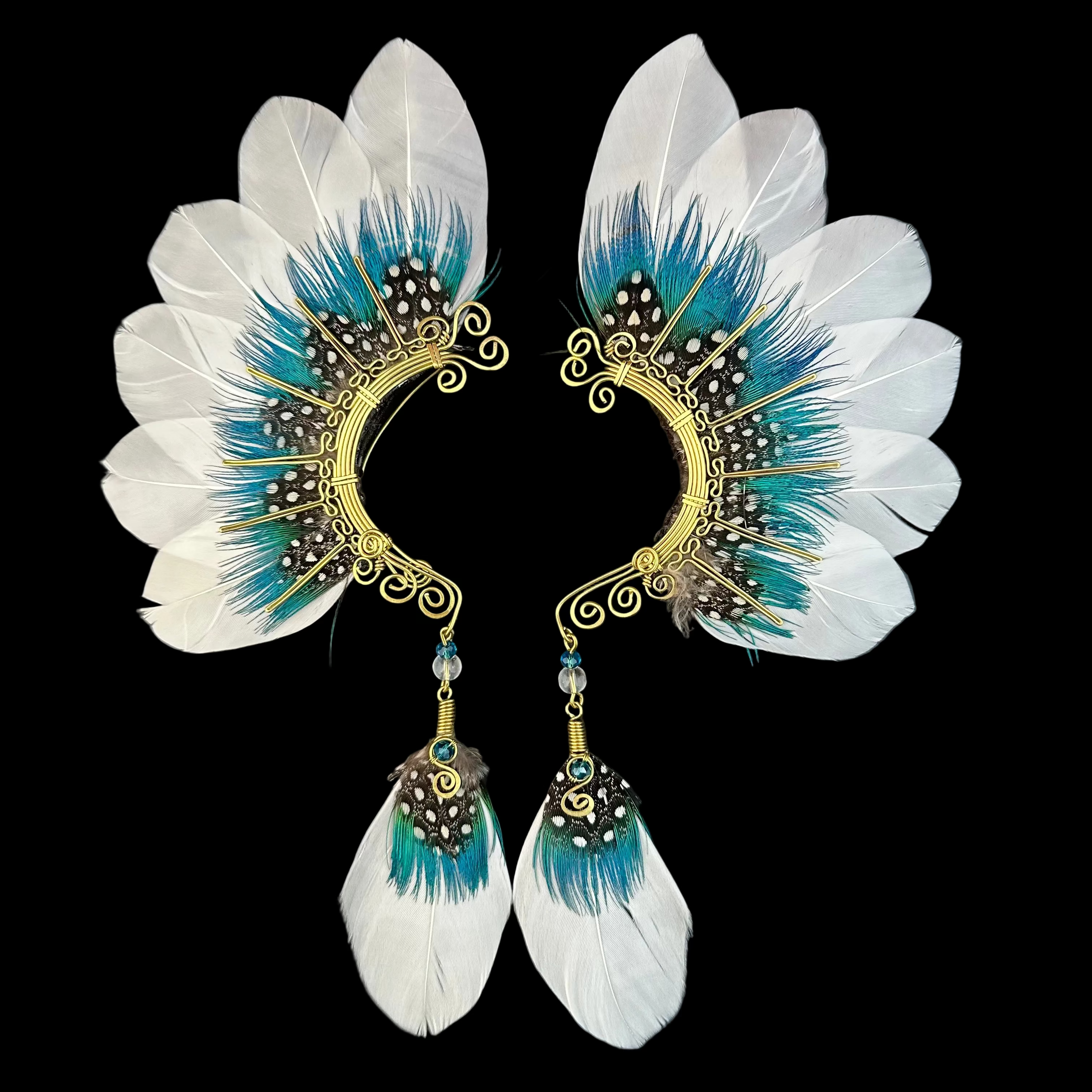 Feather wing cuff Earrings 1205