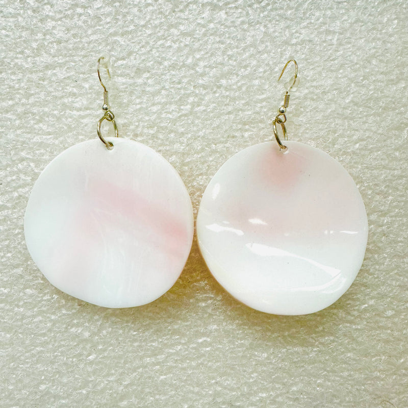 Shell Earrings - Caracol | Conch - 5 cm - Circle