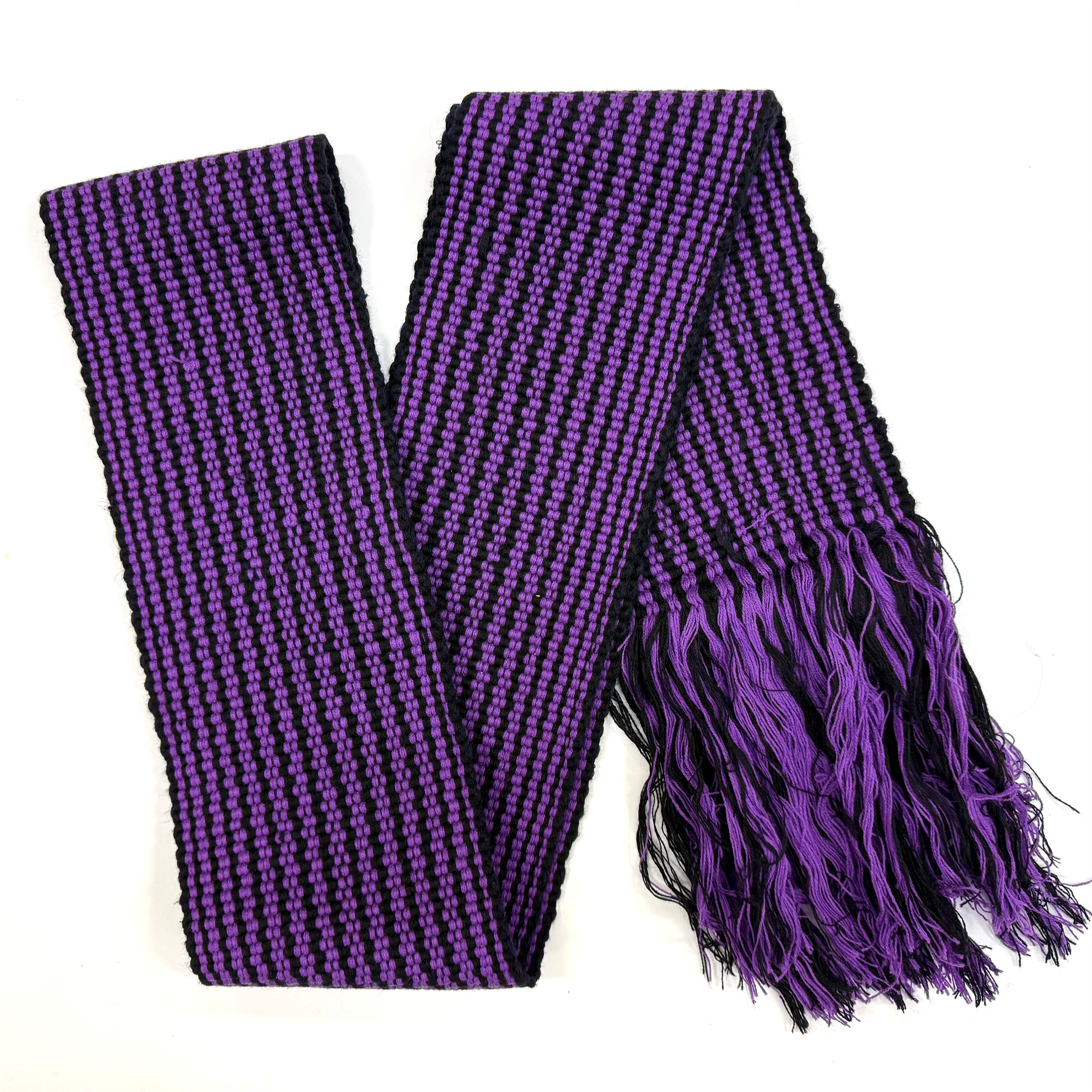 Belt|Faja - Large Purple and Black