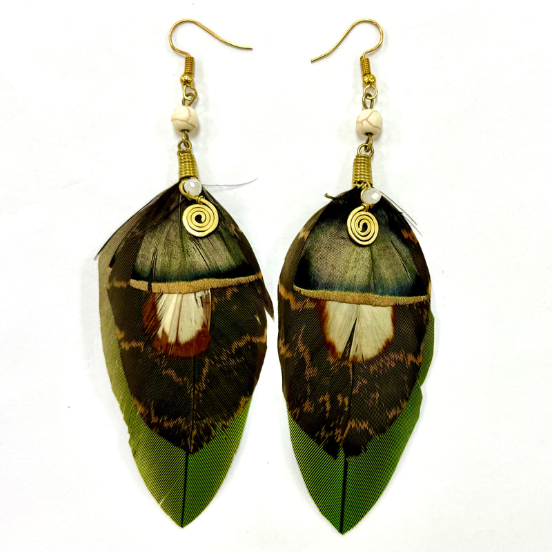 Feather Earrings(Medium) 110